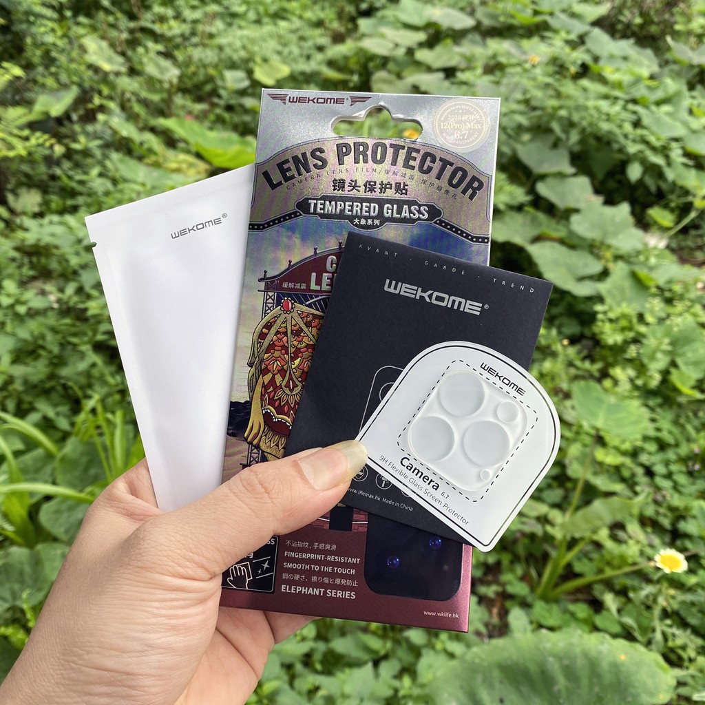 Kính Cường Lực Camera Iphone 12/12Pro/12ProMax 11 11 Pro 11 Pro Max WK Kingkong