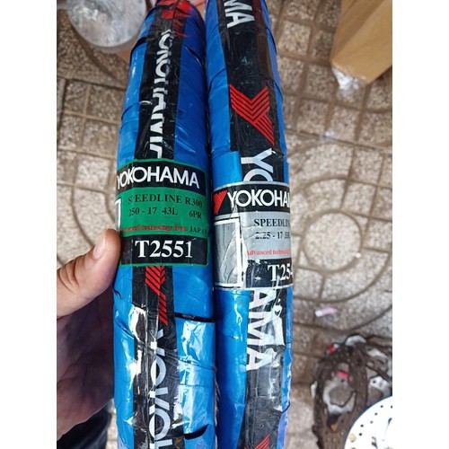 vỏ lốp xe wave drem yokohama 225 17 và 250 17