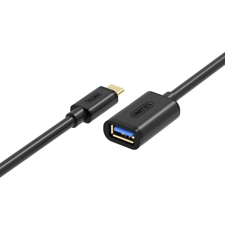 UNITEK  Y-C476BK - Bộ Chuyển Đổi USB-C Sang USB-A Với 5Gbps (USB 3.0)