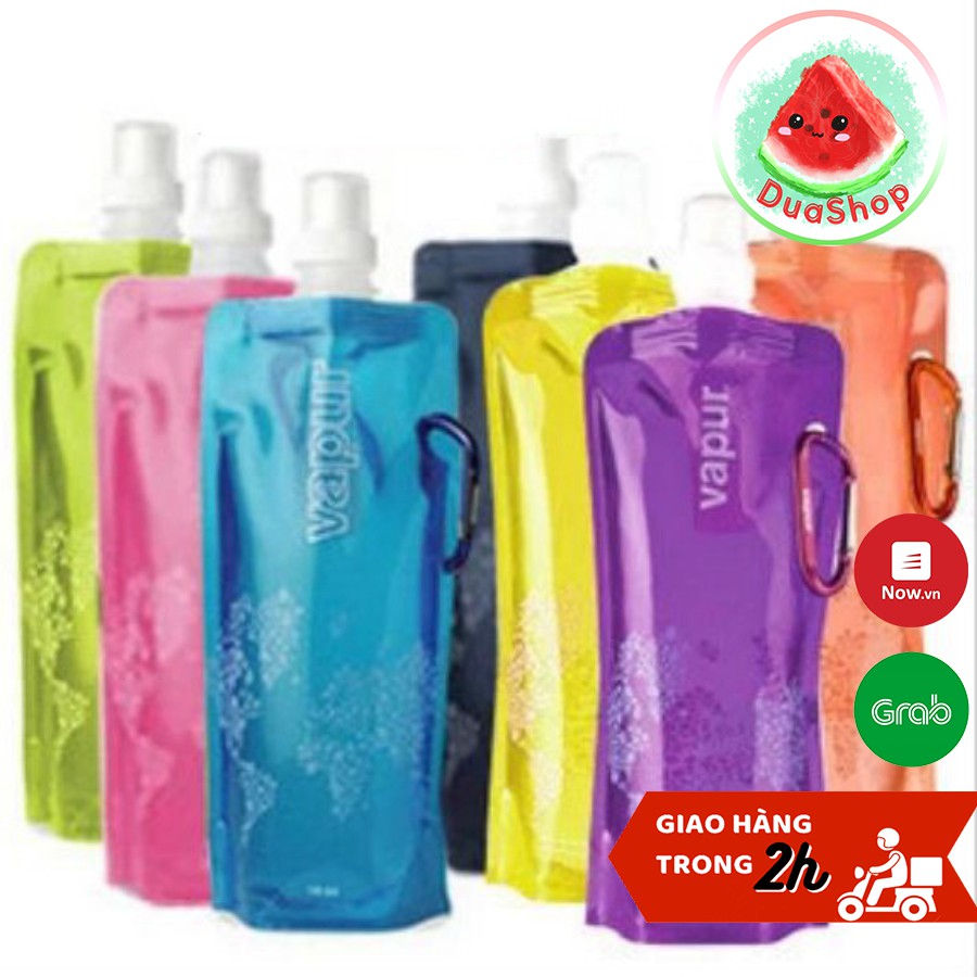 Túi đựng nước gấp gọn du lịch 480ml - Túi đựng nước có vòi  🍉Duashop🍉