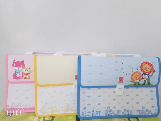 [Mã LIFEBOOK1 giảm 30K đơn 150K] Cặp học thêm 2 ngăn hồng hà