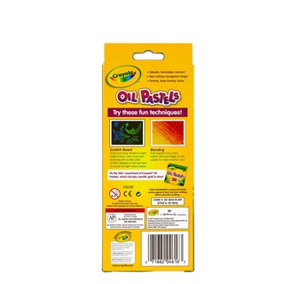 Bộ 16 bút sáp màu crayola hexagonal shape oil pastel - ảnh sản phẩm 2