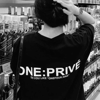 Áo Thun One Privé Màu Đen