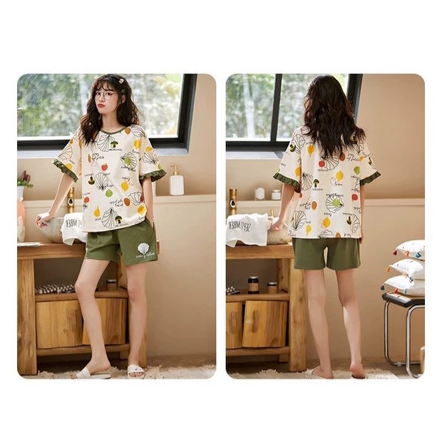 SÉT BỘ THUN MẶC NHÀ NGƯỜI LỚN VỎ SÒ