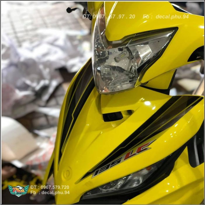 Tem rời Exciter 135 Lc vàng đen (V)