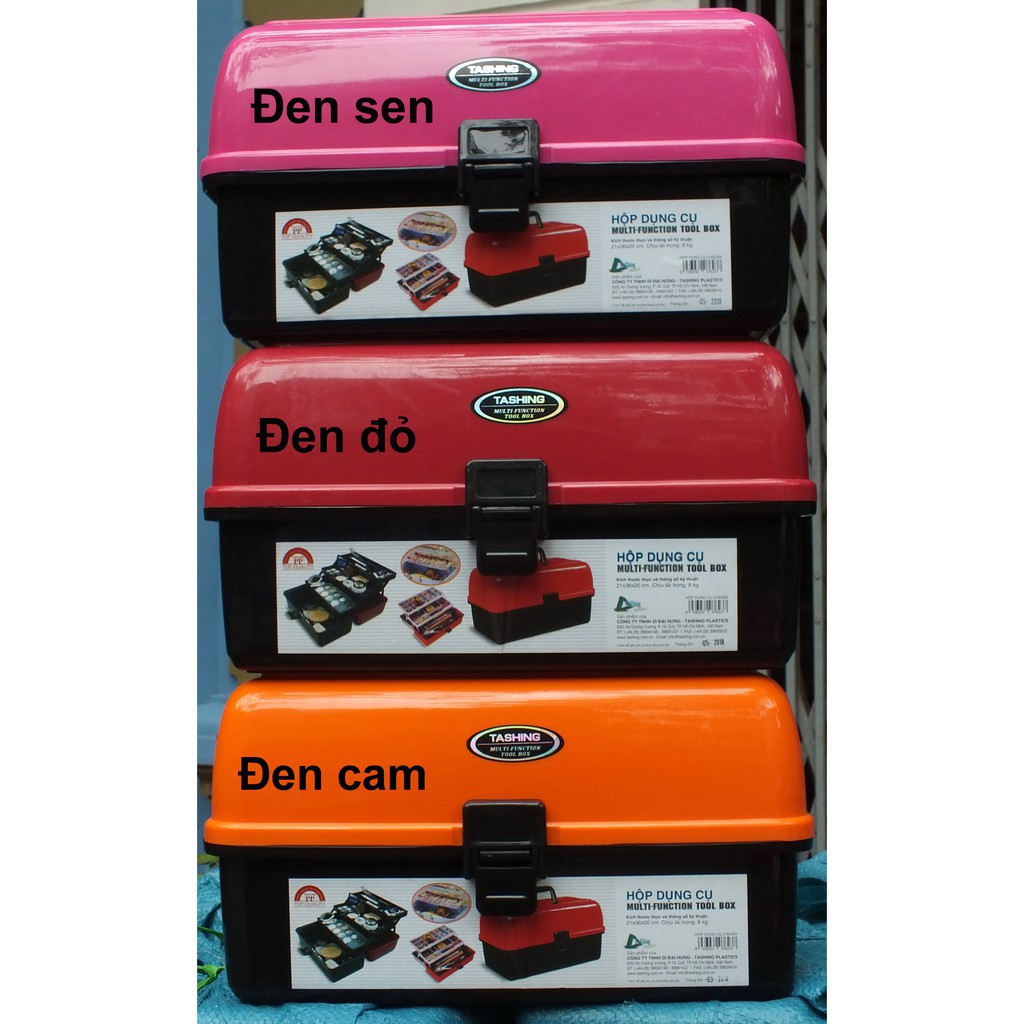 Hộp dụng cụ đa năng 3 tầng lớn nhựa đục - BX1553