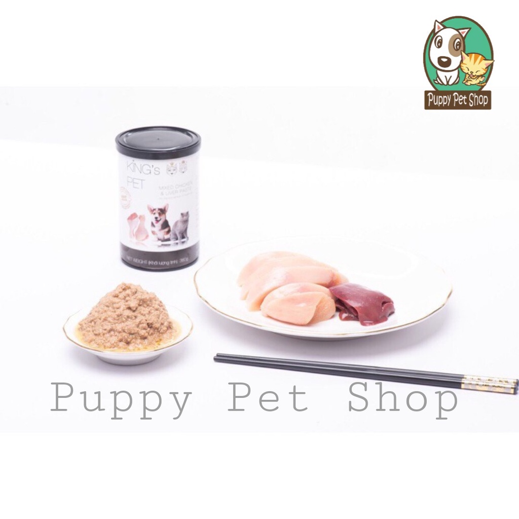 Pate KING's PET dành cho chó và mèo 380g- Hàng Việt Nam chất lượng cao