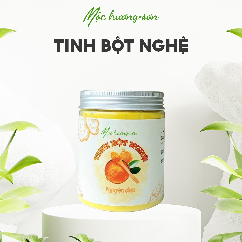 Tinh bột nghệ nguyên chất thương hiệu Mộc Hương Sơn - Lọ 120gr