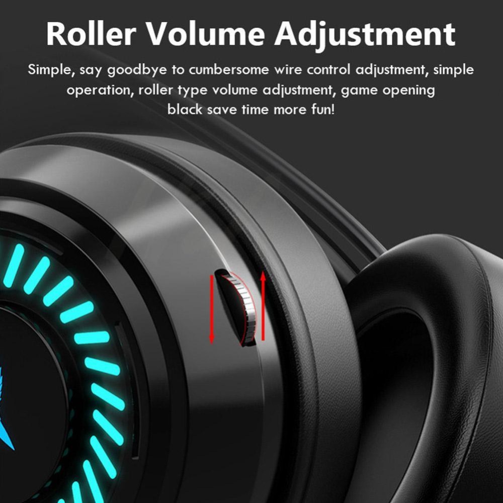 Tai Nghe Game Chụp Tai Chơi Có Đèn Led ADP58 / Có Mic, Kiểu Dáng Thời Trang Dành Cho Pc / Laptop