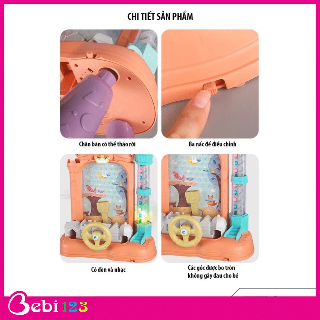 Đồ chơi hứng đậu Lâu Đài luyện kỹ năng nhanh nhẹn, thông minh, khéo léo cho bé