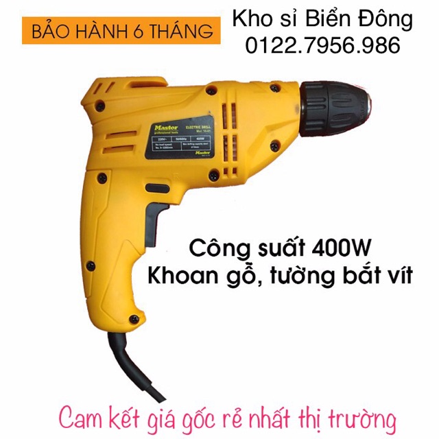 Máy khoan  FREESHIP  Máy khoan Master 10-01 10 ly khoan gỗ, tường, bắt vít