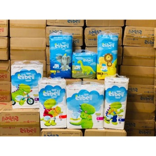 Bỉm dán Elibell nội địa nga đủ size( S76/M64//L54/XL44)