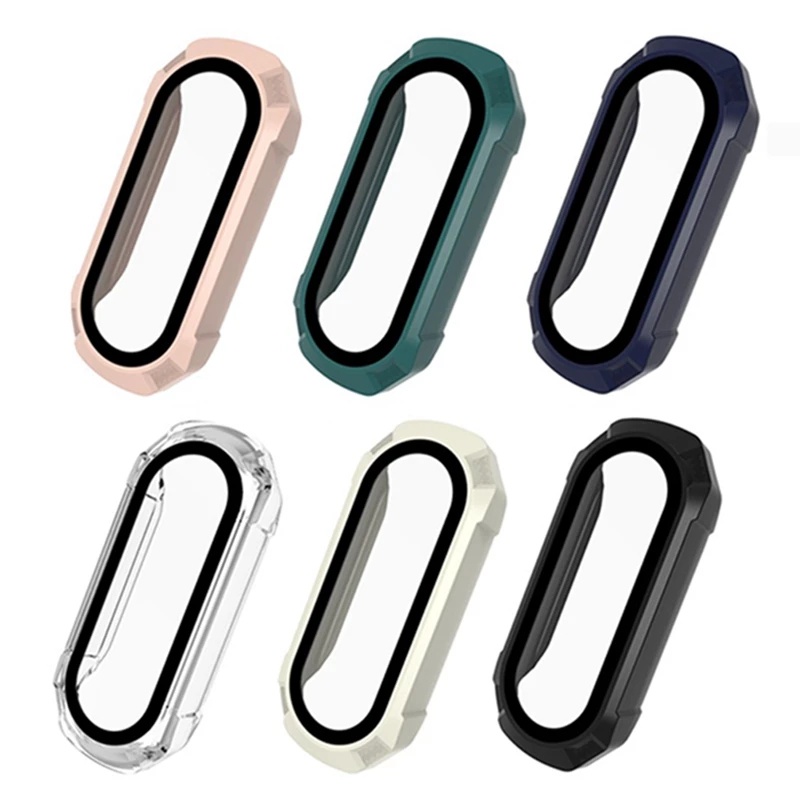 Ốp Lưng Kính Cường Lực Cao Cấp Cho Xiaomi Mi Band 6 5 Mi Band 6 5 4 3