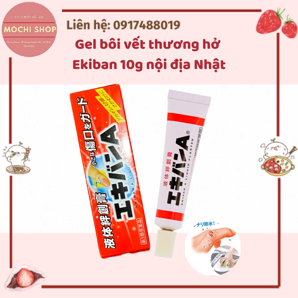 Gel bôi vết thương hở Ekiban 10g nội địa Nhật