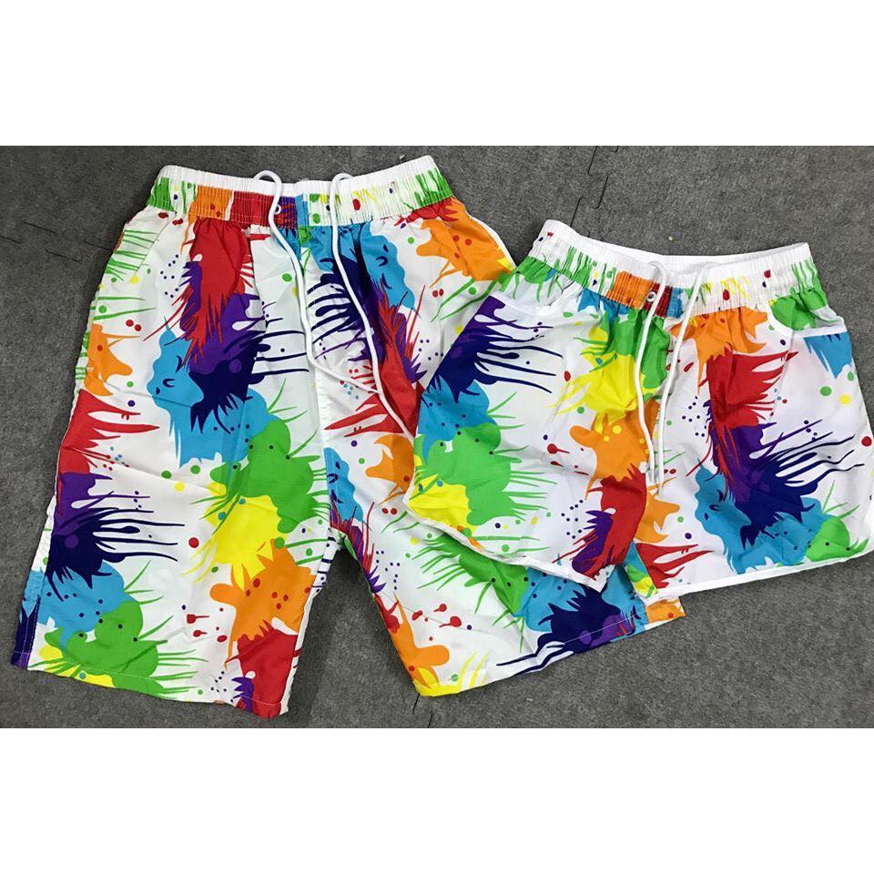 Xả Kho Quần Nữ đi biển, Quần nhóm đi biển mẫu Vảy sơn hot nhât 2019 có quần trẻ con