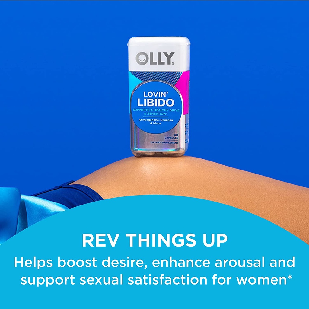 [DATE 4/2023 &amp; 5/2023] OLLY LOVIN’ LIBIDO 40 CAPSULES (40 VIÊN)