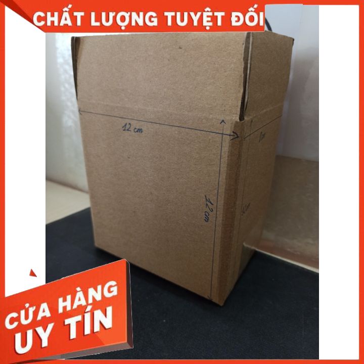 10 Hộp carton 12*8*12❣️ Hộp đối khẩu 3 lớp