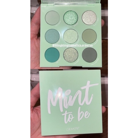 Phấn Colourpop 9 ô màu Cloud Spun, Lilac, Mint, On Cloud Blue  KHÔNG HỘP | BigBuy360 - bigbuy360.vn