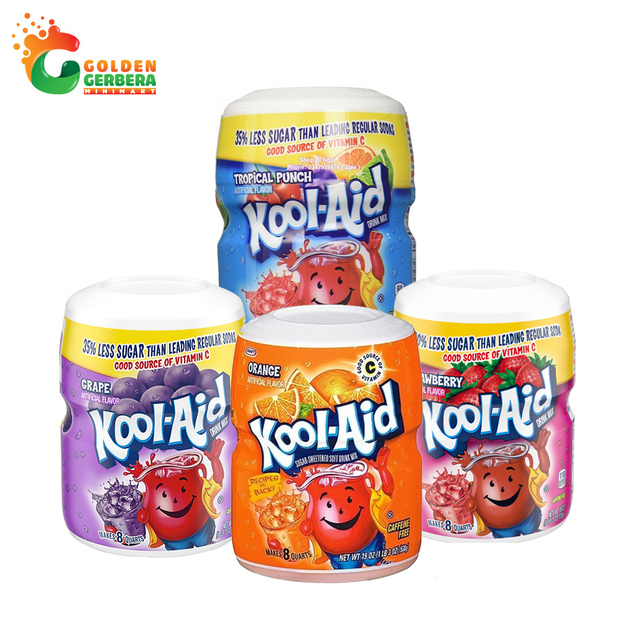 Bột Trái Cây Kool Aid Nhiều Vị Mỹ 538g Giá Tốt