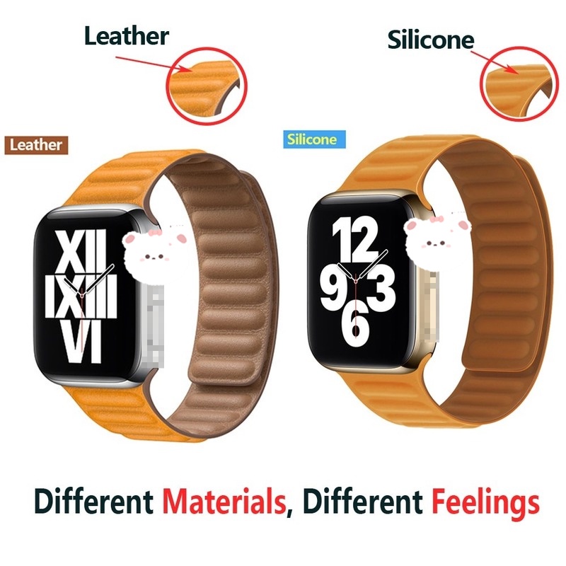 Dây Da Thay Thế Cho Đồng Hồ Thông Minh Iwatch seires 3 5 4 6 SE 44mm 40mm 38mm 42mm