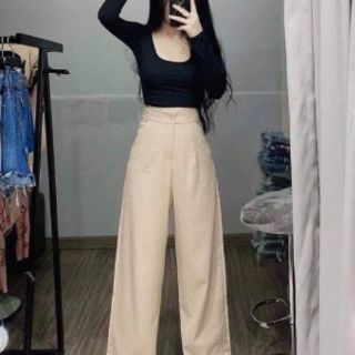 Quần đũi ống suông