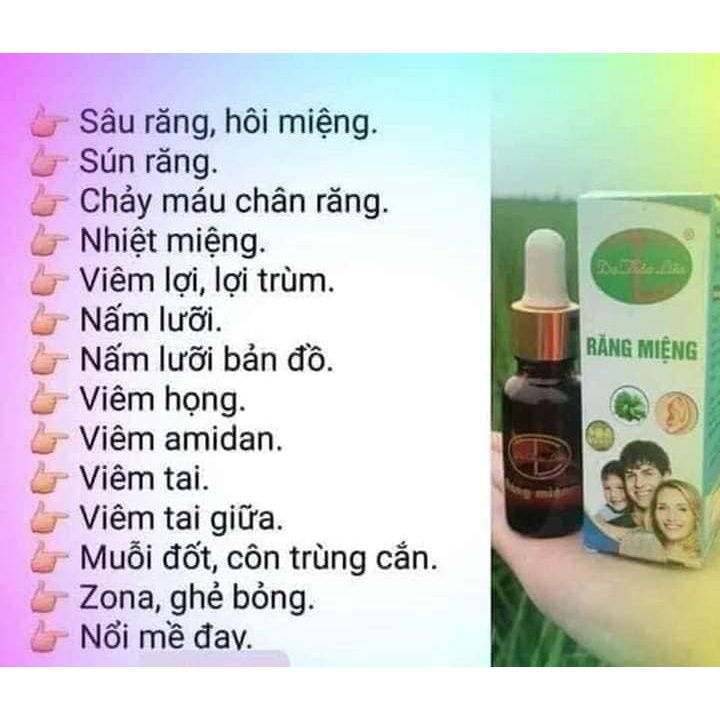 Tinh dầu răng miệng sâu răng hôi miệng Dạ Thảo Liên