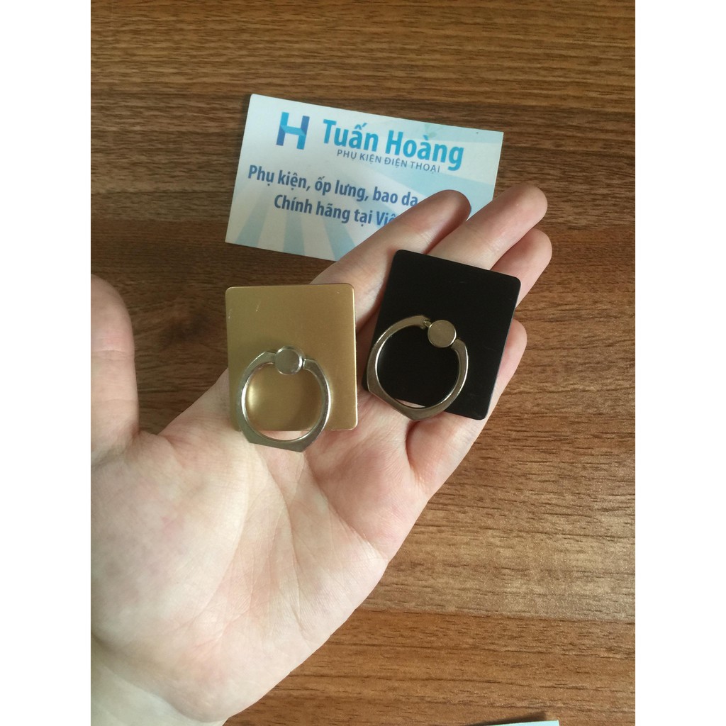 Iring đính đá thời trang sang chảnh kiêm đỡ điện thoại