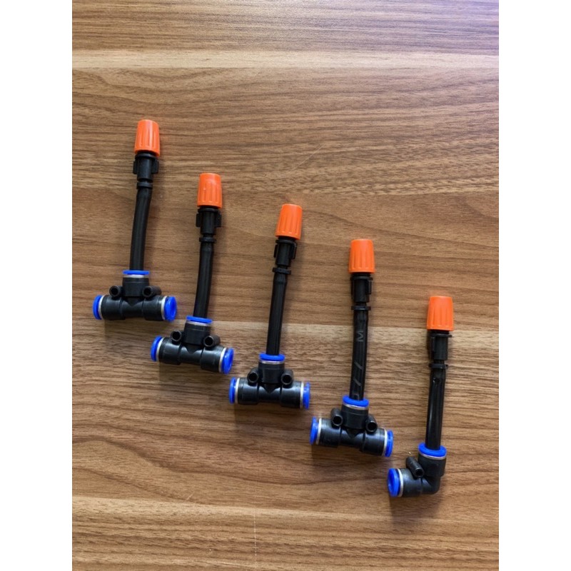 combo bộ 5 béc cam 1 hướng đài loan 4 T và 1 co cuối và béc