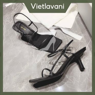 Giày sandal cao gót quai mảnh đế nhọn 7 phân S22 VIETLAVANI