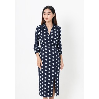 De Leah - Đầm Ôm Midi Tay Lỡ - Thời trang thiết kế
