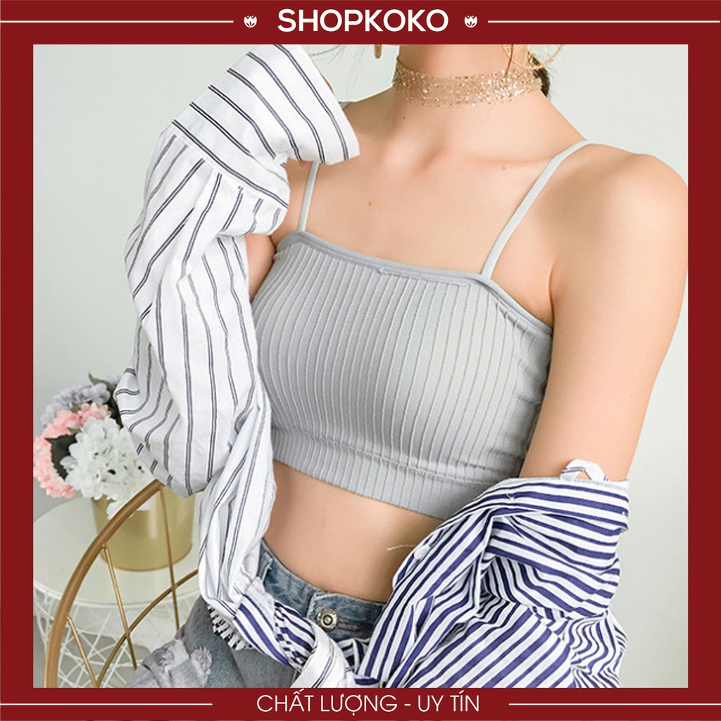 Áo Bra Gân❣️❣️FREESHIP❣️❣️Áo Bra Quây Gân Tăm Co Giãn 4 Chiều A809 | BigBuy360 - bigbuy360.vn