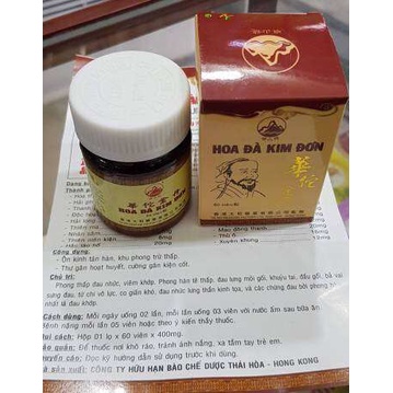 ✅ Hoa Đà Kim Đơn [Chính Hãng] ✅ Cải thiện đau nhức đau mỏi xương khớp thoái hóa thoát vị tê bì chân tay