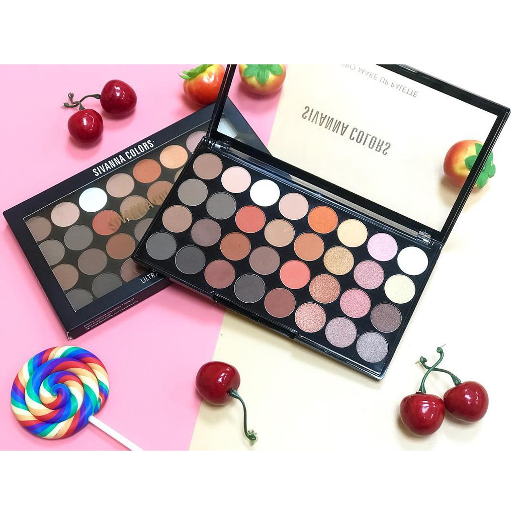 Phấn Mắt 32 Ô Sivanna Colors Ultra Pro Make-Up Palette