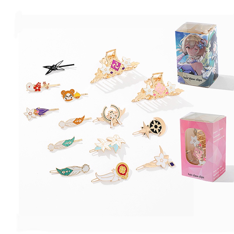 Set 6 kẹp tóc thiết kế độc đáo thời trang