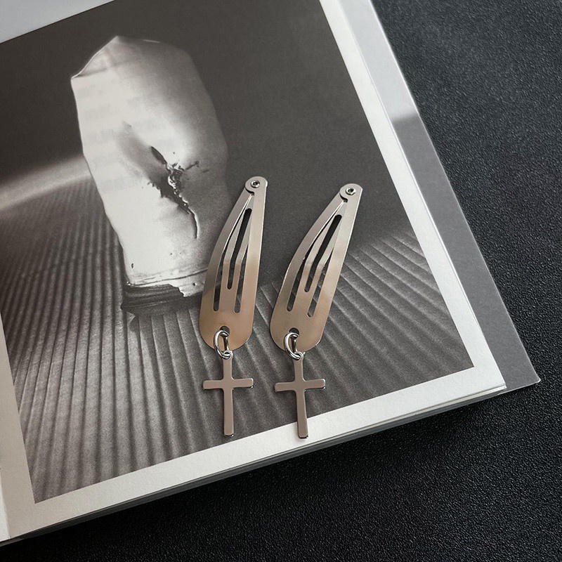 Kẹp Tóc Mỏ Vịt Hình Trái Tim Đơn Giản Thời Trang