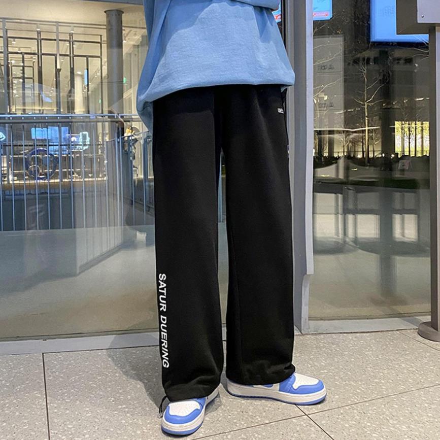 Quần Ổng Rộng Nam Nữ Unisex - Quần Jogger Thêu Chữ Ulzzang Dây Rút Ở Gấu chất thun trẻ trung năng động QJG91