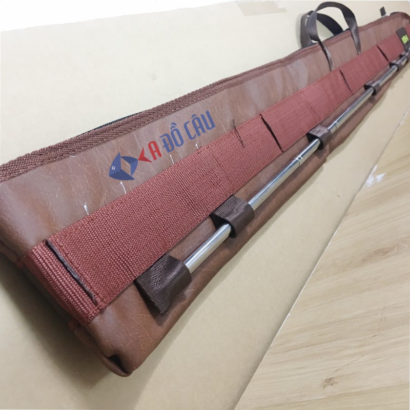 Bao đựng cần câu da nâu Ryoshi 1m45
