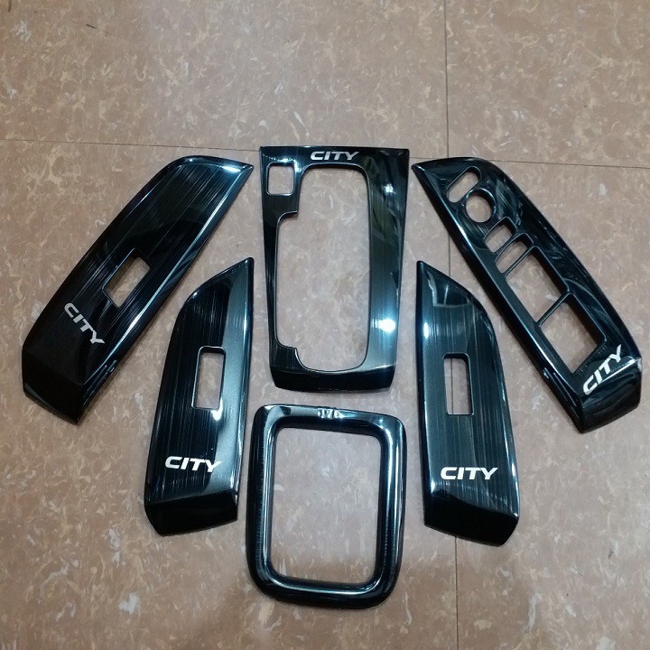 Ốp Nội Thất Xe Honda City 2014-2020, 2021 số tự động, Titan cao cấp