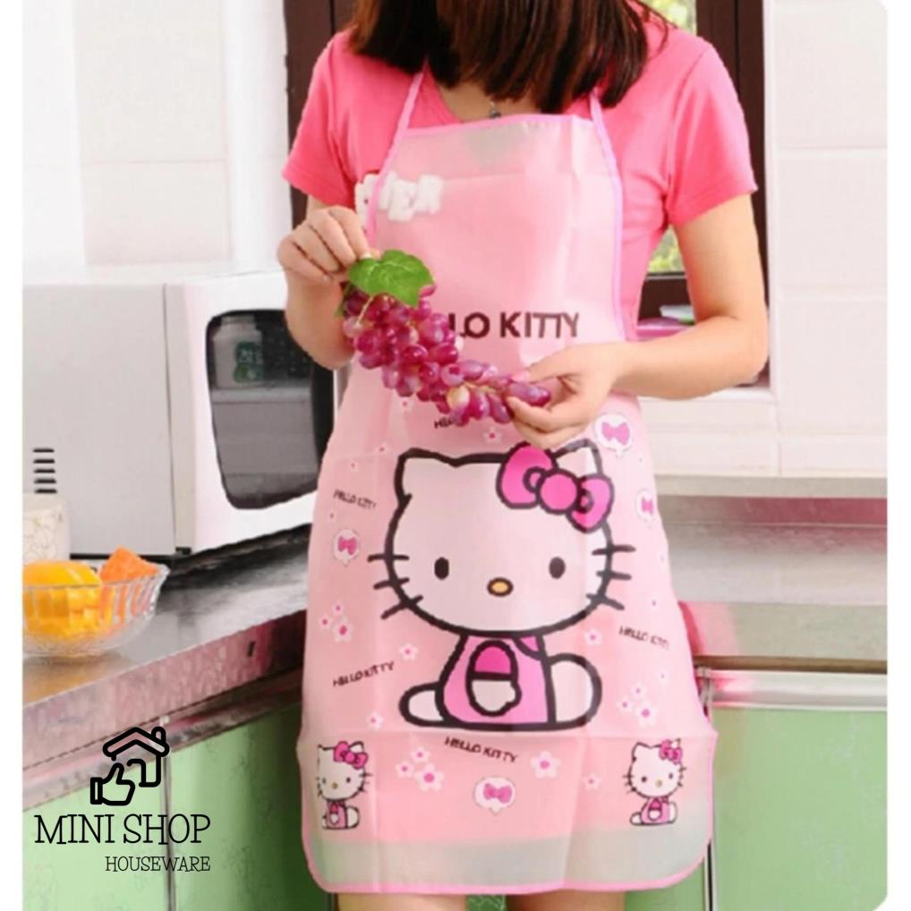 Tạp Dề Nấu Bếp Cute Chống Thấm Loại Mỏng 50x70 Cm