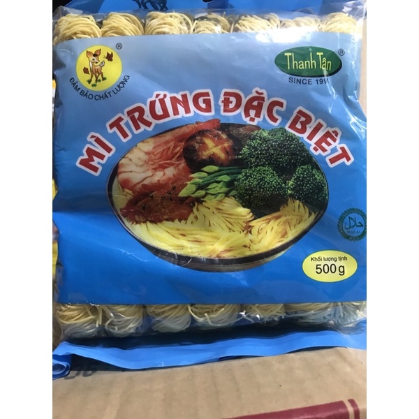 Mì trứng Thanh Tân - Mì vắt đặc biệt Thanh Tân 500g