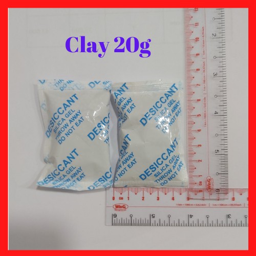 [OPP] Gói Hút Ẩm Clay loại 5/10/20g Clay (Đất sét hoạt tính OPP) - Hạt chống ẩm mốc, khử mùi