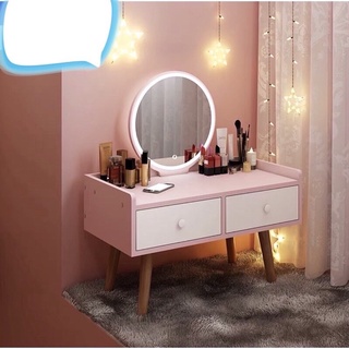 Bàn trang điểm kiểu ngồi bệt phong cách hiện đại (có đèn LED ) hàng sẵn  kích thước 60*40*76cm