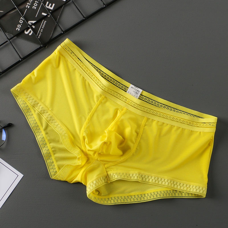 Quần Lót Boxer Dạng Lưới Cho Nam Giới
