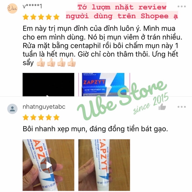 GEL CHẤM MỤN ZAPZYT ACNE TREATMENT GEL 28G