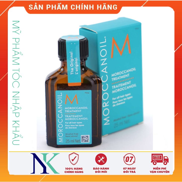 Tinh dầu dưỡng tóc moroccanoil 25ml