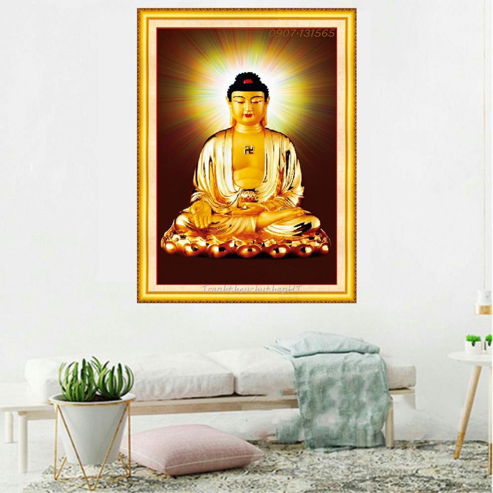 Tranh đính đá Phật VS089 - tự đính