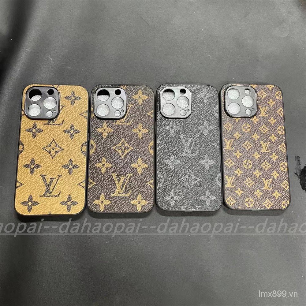 Ốp điện thoại da chống vỡ cho iPhone13 Pro i12 mini i11 xs max xr i8 i7 i6 plus