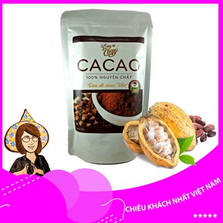 Bột ca cao nguyên chất 500g hàng công ty Nam Trường Sơn, giúp giảm cân, tăng năng lượng, Lê Nguyệt Nuts (gói chiết)