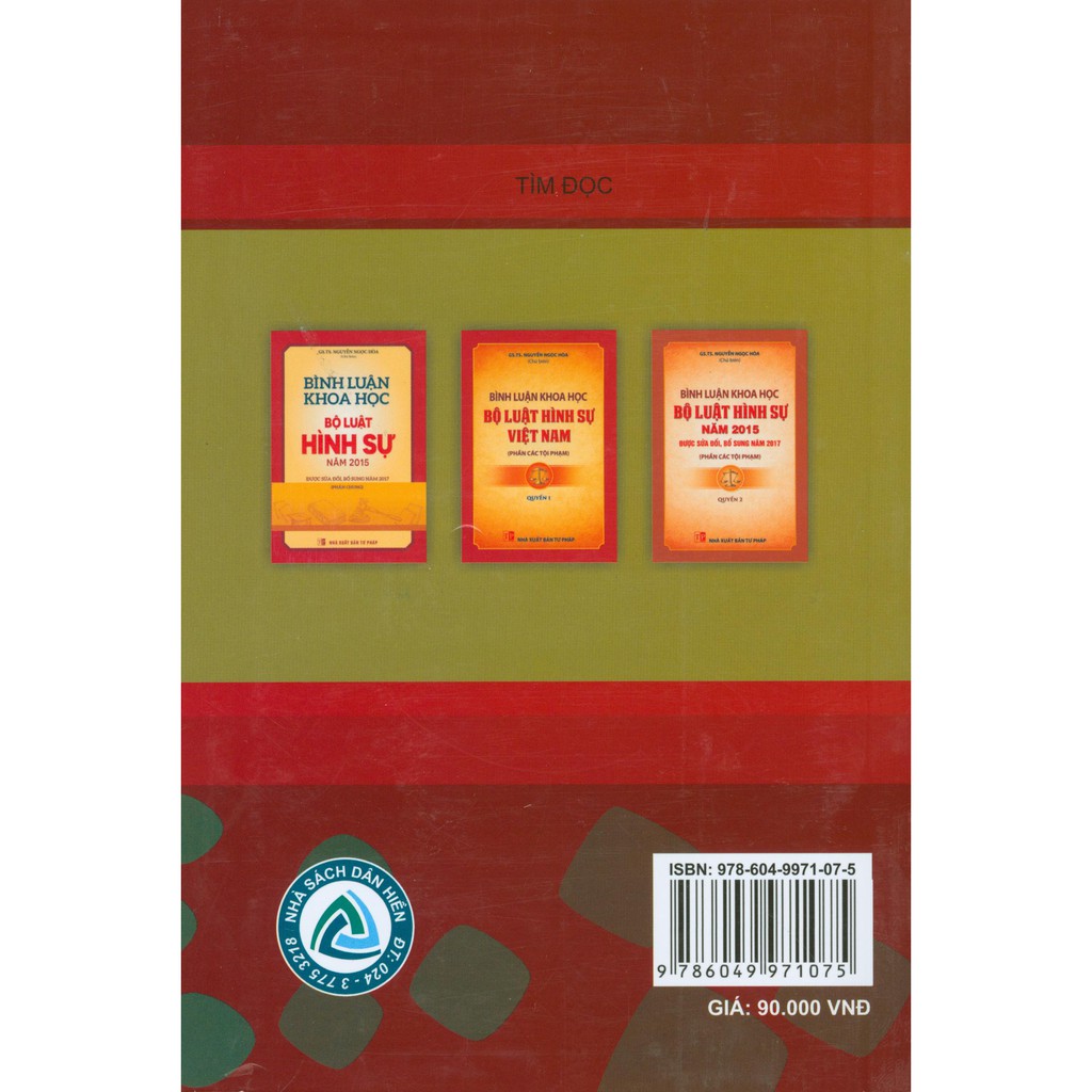 Sách - Bộ Luật Hình Sự Năm 2015 Sửa Đổi, Bổ Sung Năm 2017 | BigBuy360 - bigbuy360.vn
