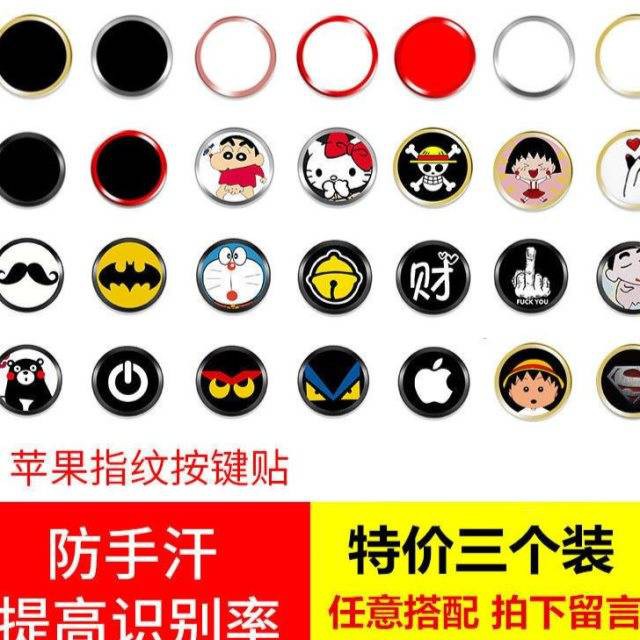 Sticker Dán Nút Home Điện Thoại Iphone 6s Plus 7 8 Plus